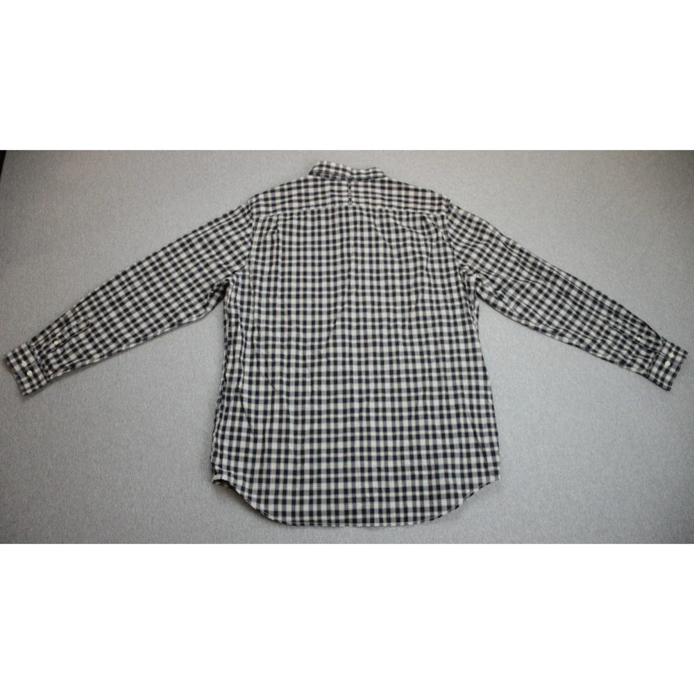 Banana Republic Shirt Mens XL Plaid 100% Cotton Classic Fit Button-Down
